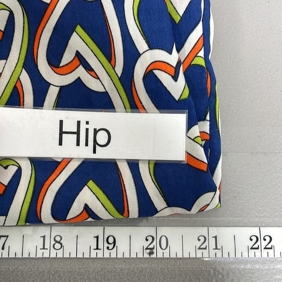 CAbi Midi Amour Dress Collar Buttons Heart Link Blue Size Small S - Picture 11 of 15